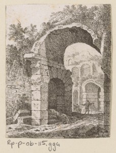 Ruïne van een portico