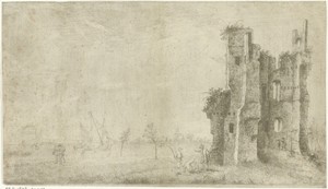 Ruïne van Huis te Merwede bij Dordrecht