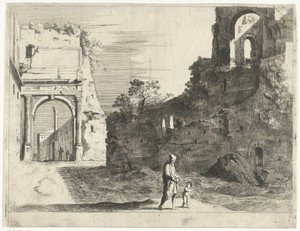 Ruïne van Titusboog op Forum Romanum