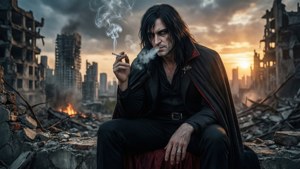 Ruined City Contemplation