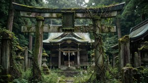 Ruined Torii Overgrown