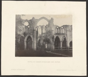 Ruines de l'Abbaye d'Ourscamp près Noyon