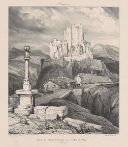 Ruines du Chateau de Bouzols Pres du Puy en Delay