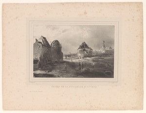 Ruïnes van de Citadel van Antwerpen, 1833