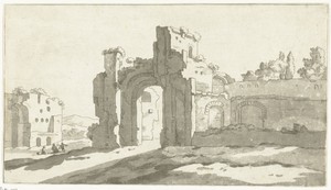 Ruïnes van de grote zaal van de Thermen van Caracalla, Rome
