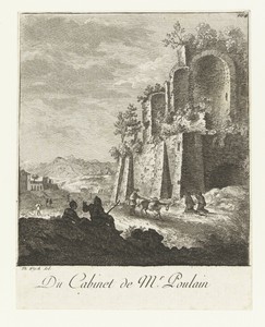 Ruïnes van de tempel van de Zon en de Maan bij het Colosseum