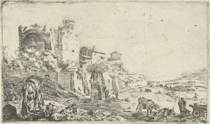 Ruïnes van de tempel van Venus en Roma