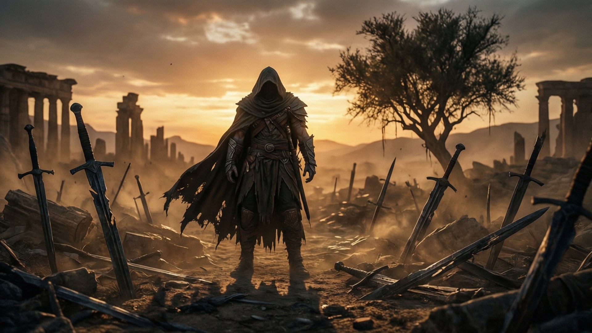 Ruins of the Fallen by Wallpapers.art Studio