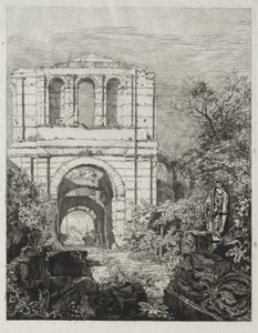 Ruins of the Palais Gallien in Bordeaux