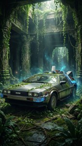 Ruins Temple DeLorean