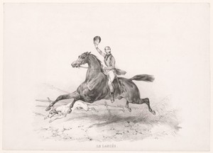 Ruiter in galop