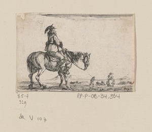 Ruiter te paard