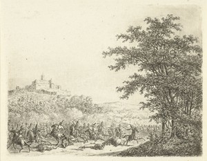 Ruitergevecht bij fort Königstein