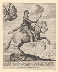 Ruiterportret van Adam von Herbersdorff