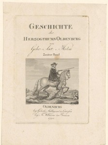 Ruiterportret van Anton Günther, graaf van Oldenburg