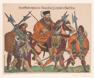 Ruiterportret van Augustus, keurvorst van Saksen
