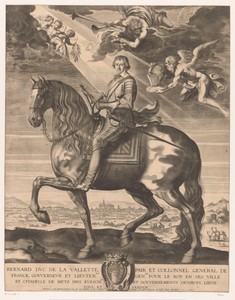 Ruiterportret van Bernard de Foix de la Valette, hertog van Epernon