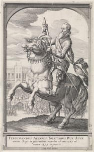 Ruiterportret van de hertog van Alva