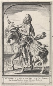 Ruiterportret van Ernst, aartshertog van Oostenrijk