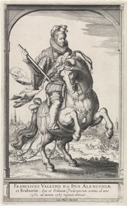 Ruiterportret van François-Hercule de Valois, hertog van Anjou
