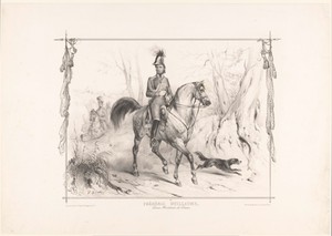 Ruiterportret van Frederik Willem IV van Pruisen