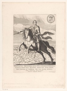Ruiterportret van Gustaaf II Adolf, Koning van Zweden