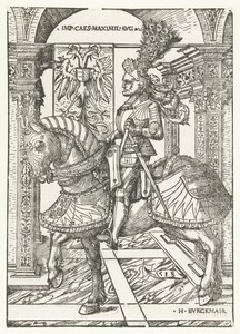 Ruiterportret van Keizer Maximiliaan