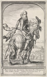 Ruiterportret van Matthias van Oostenrijk