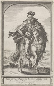 Ruiterportret van Robert Dudley, graaf van Leicester
