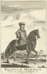 Ruiterportret van Willem III, prins van Oranje-Nassau, koning van Engeland