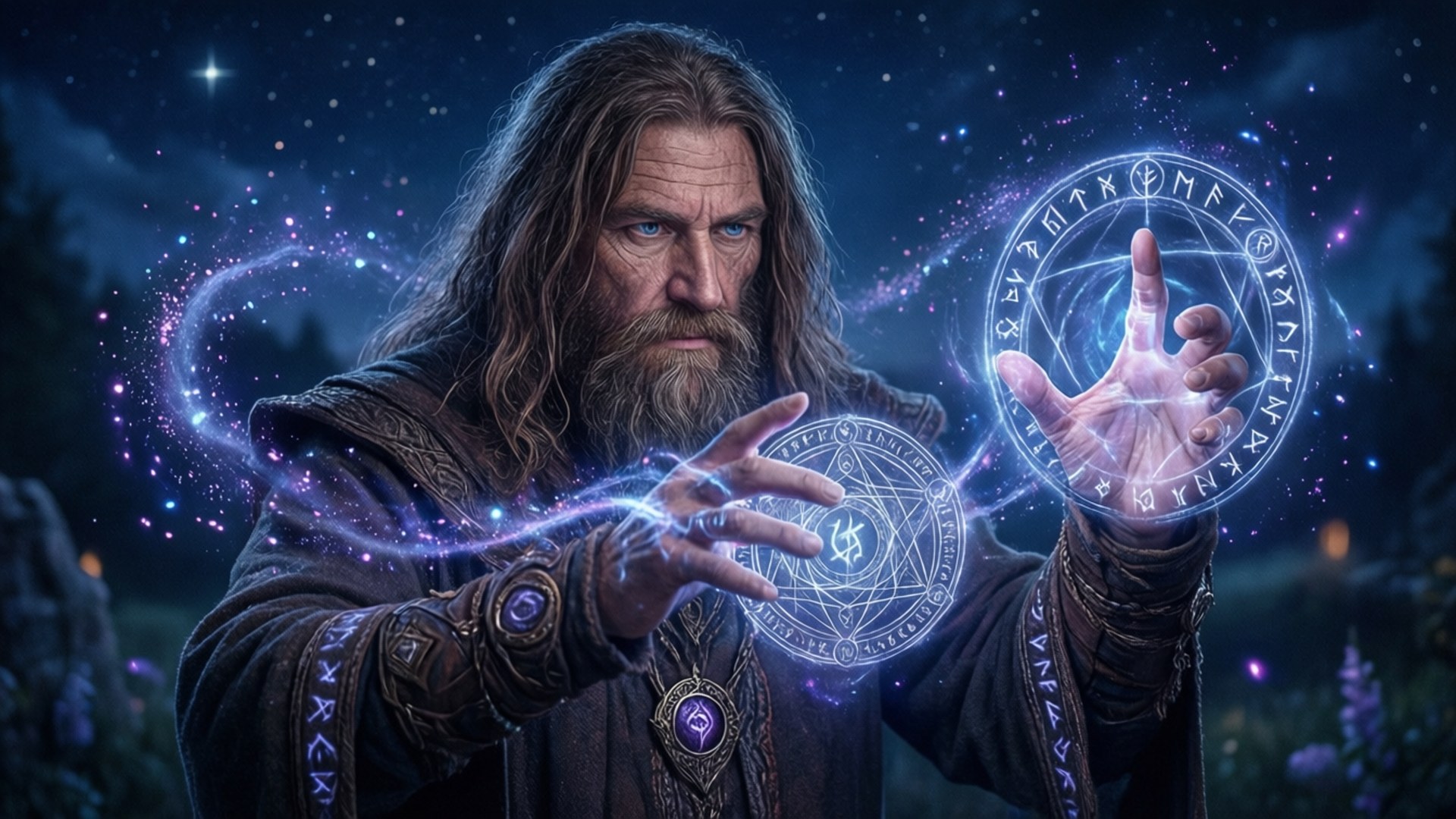 Rune Magic Unleashed by Wallpapers.art Studio