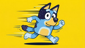 Running Bluey