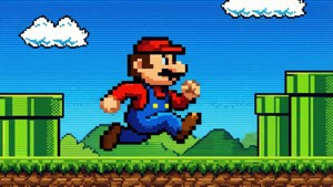 Running Mario Grassland