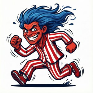 Running Mischief Thing 1