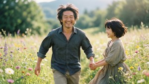 Running Through Flowers