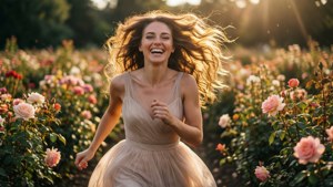 Running Through Roses