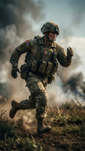 Running Through Smoke