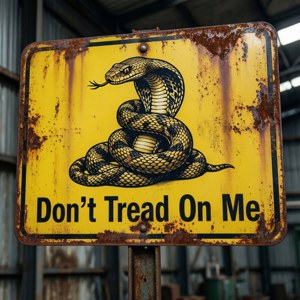Rusted Metal Sign