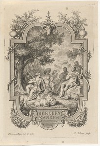 Rustende herders en herderinnen