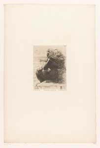 Rustende vrouwen aan de kust