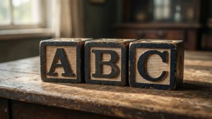 Rustic ABC Spelling