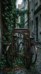 Rustic Alley Bike Rack