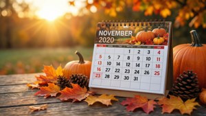 Rustic Autumn Calendar
