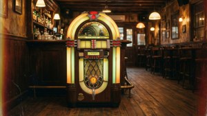Rustic Bar Jukebox
