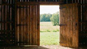 Rustic Barn Door Frame