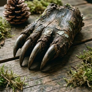 Rustic Bear Claw Still Life