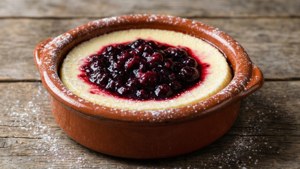 Rustic Berry Compote Blancmange