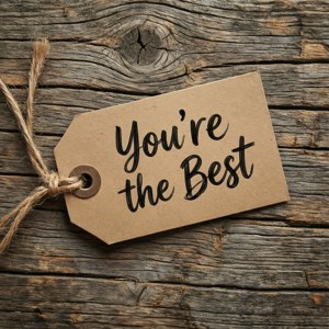 Rustic Best Tag