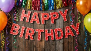 Rustic Birthday Banner
