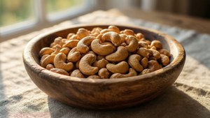 Rustic Bowl of Cashews